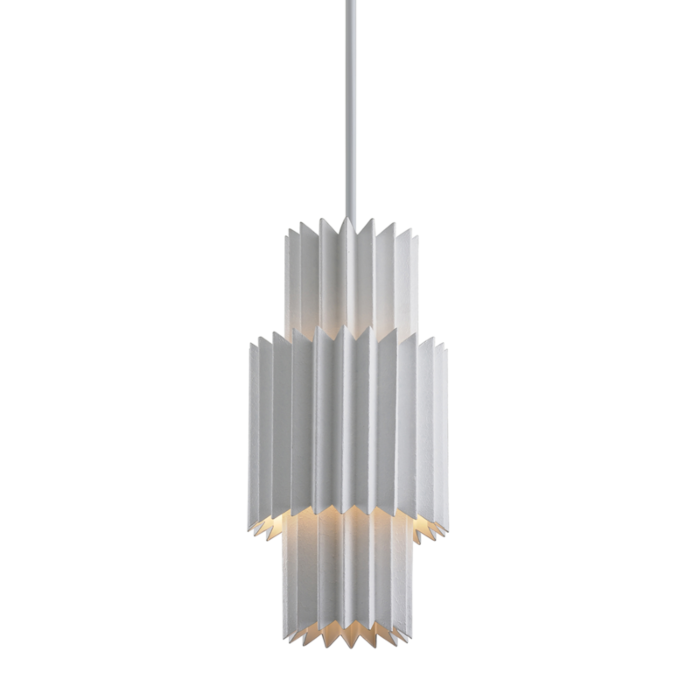 Corbett Moxy Modern Chandelier in Gesso White