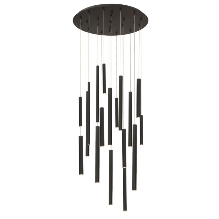 Eurofase Santana 18 Light Chandelier in Metal