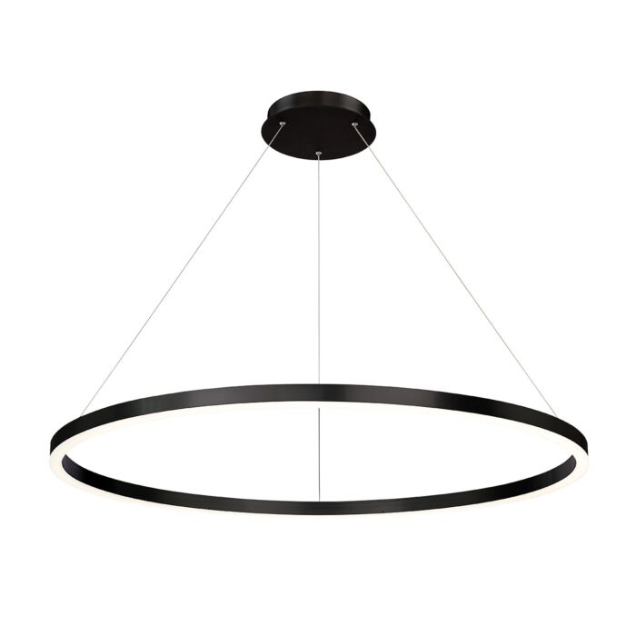 Eurofase Spunto 1 Light Chandelier in Black