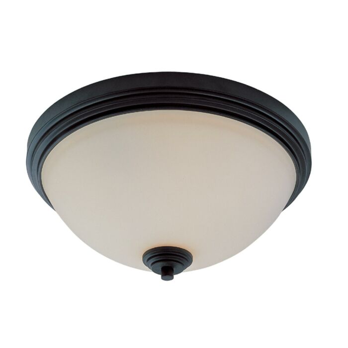 Z Lite Chelsey 3 Light Flush Mount Ceiling Light In Bronze