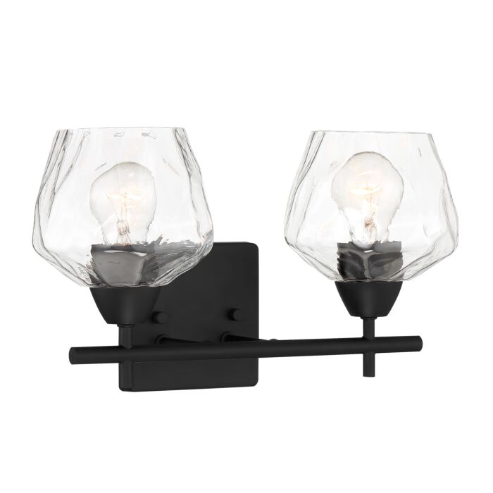 Minka Lavery Camrin 2 Light Bathroom Vanity Light in Coal