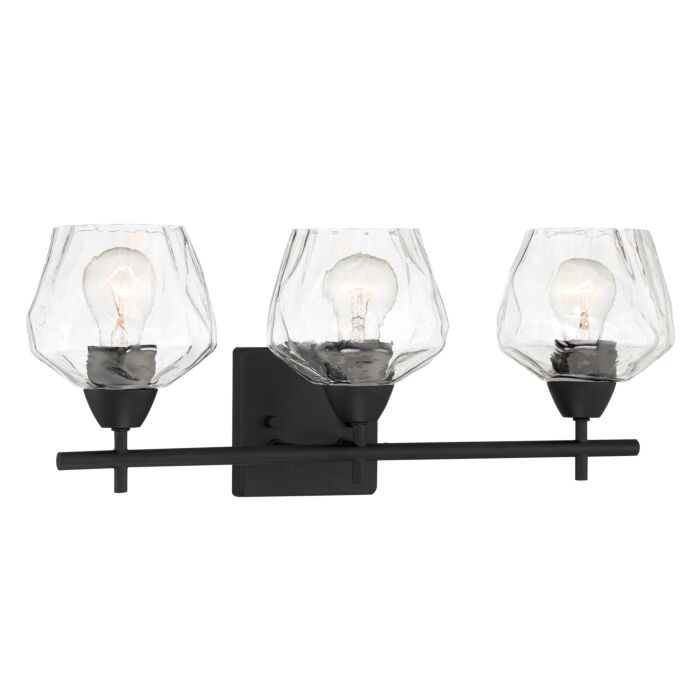 Minka Lavery Camrin 3 Light Bathroom Vanity Light in Coal