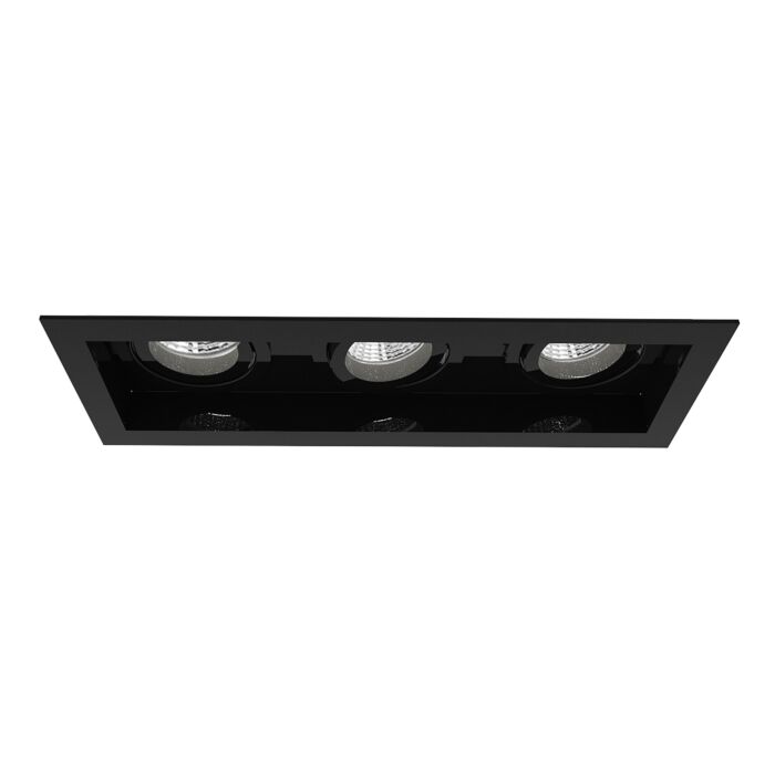 Eurofase Amigo 3 Light Recessed Light in Black