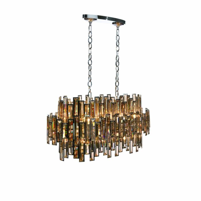 Eurofase Vienna 16 Light Chandelier in Chrome