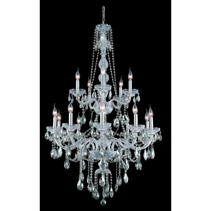 Verona 15-Light Chandelier in Chrome
