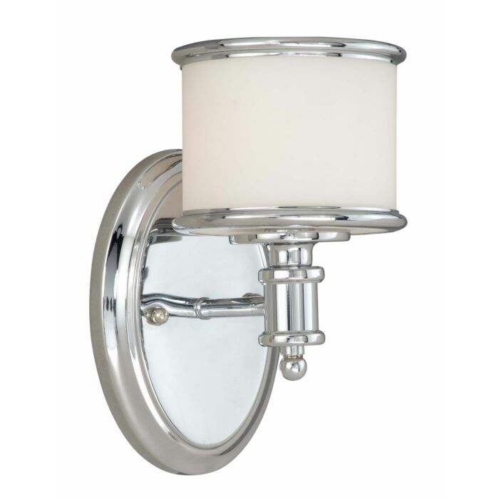 Carlisle 1-Light Bathroom Vanity Light in Chrome