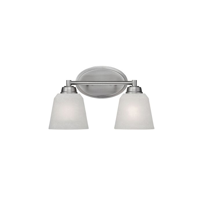 Millennium Lighting Franklin 2 Light Bathroom Vanity Light in Brushed Pewter