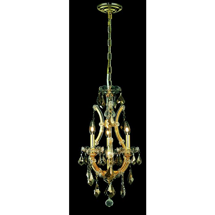Maria Theresa 4-Light Pendant in Gold