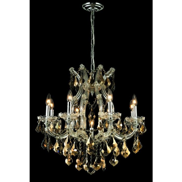Maria Theresa 9-Light Chandelier in Chrome