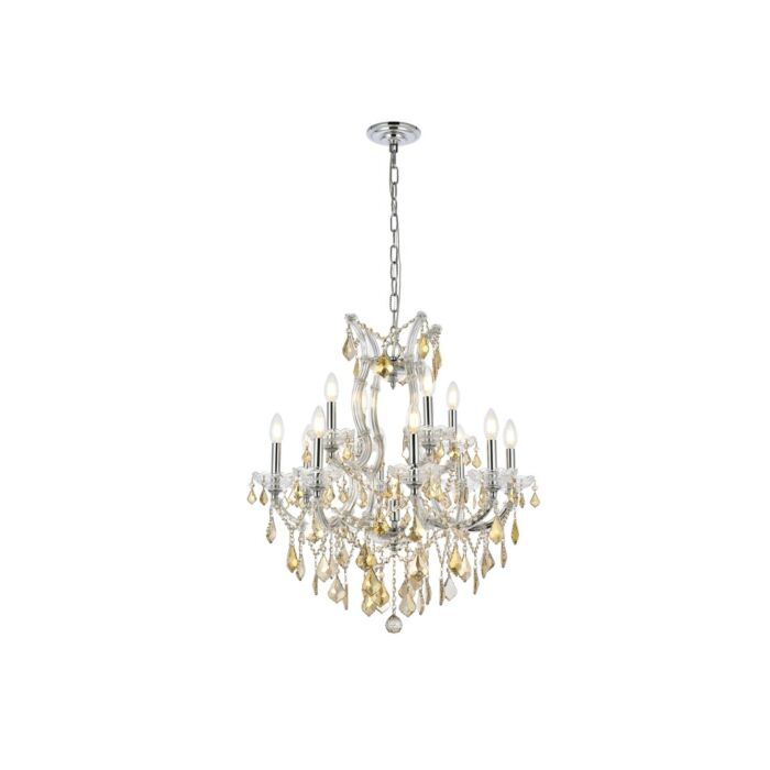 Maria Theresa 13-Light Chandelier in Chrome