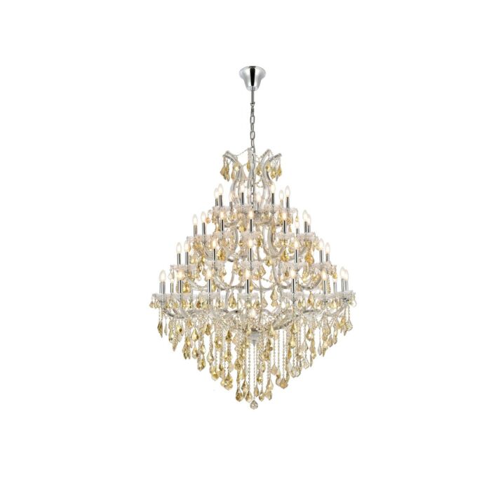 Maria Theresa 49-Light 4Chandelier in Chrome