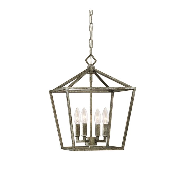Millennium Lighting 3000 Series 4 Light Pendant in Antique Silver