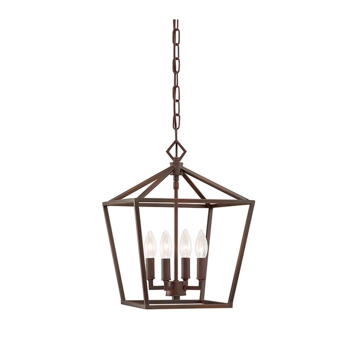 Millennium 3000 Series 4 Light 18 Inch Pendant in Rubbed Bronze