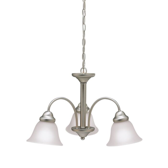 Kichler Wynberg 3 Light 21.75 Inch Chandelier in Brushed Nickel