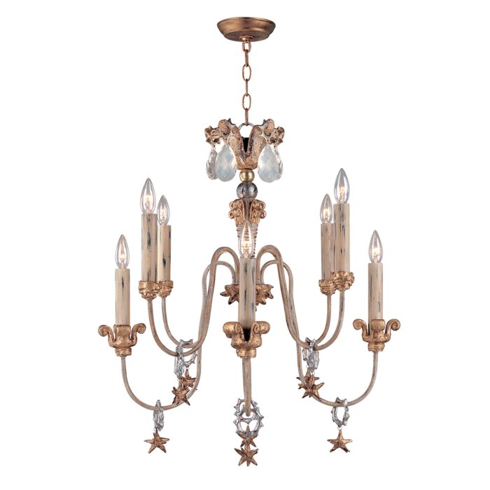 Mignon 8-Light Chandelier in Gold