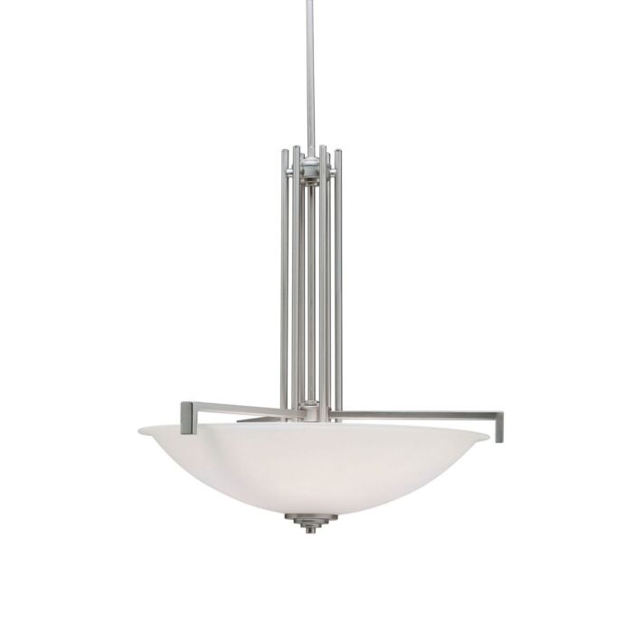 Kichler Eileen 4 Light Inverted Pendant in Brushed Nickel