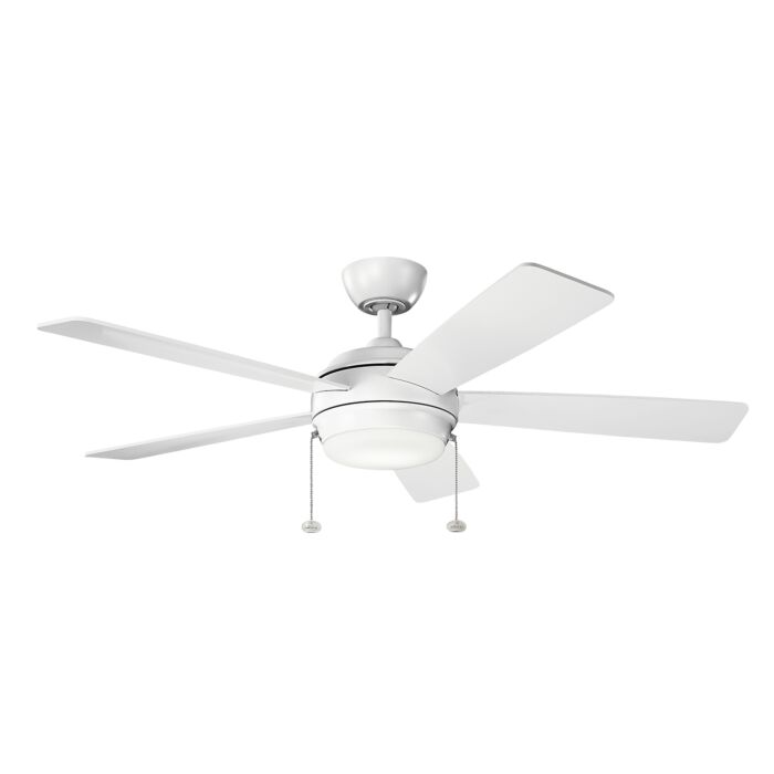 Kichler Starkk 52 Inch LED Ceiling Fan in Matte White