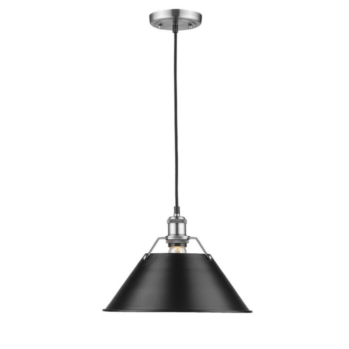 Golden Orwell 10 Inch Pendant Light in Pewter