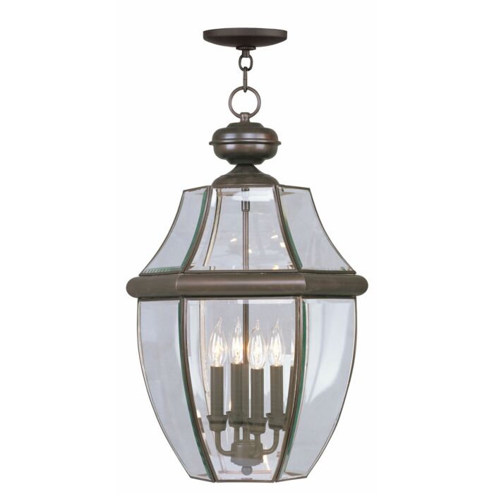 Monterey 4-Light Outdoor Pendant in Bronze