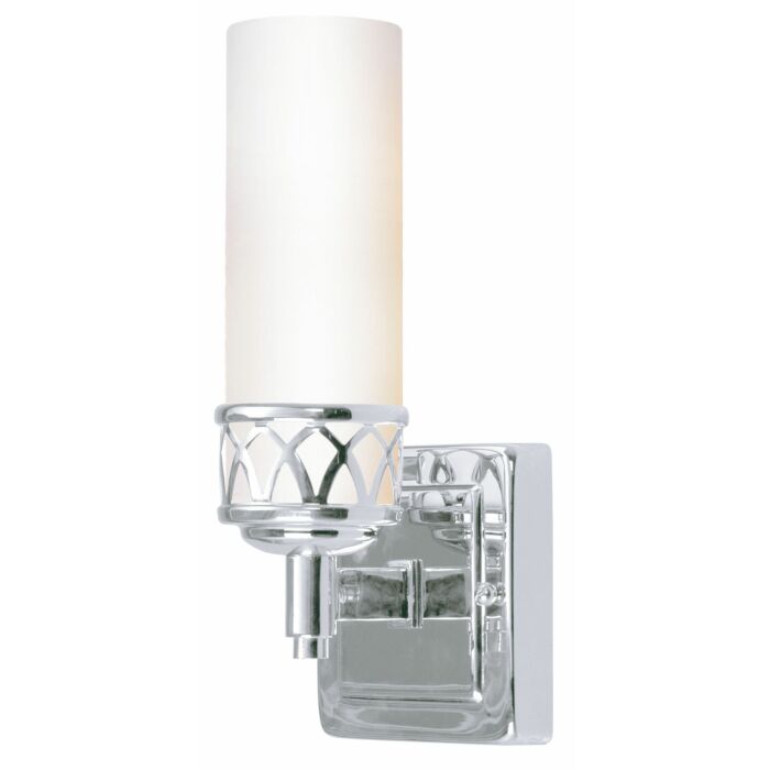 Westfield 1-Light Bathroom Vanity Light in Polished Chrome