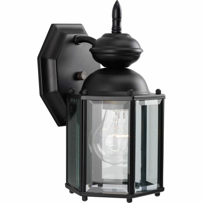 Carriage Classics 1-Light Wall Lantern in Black