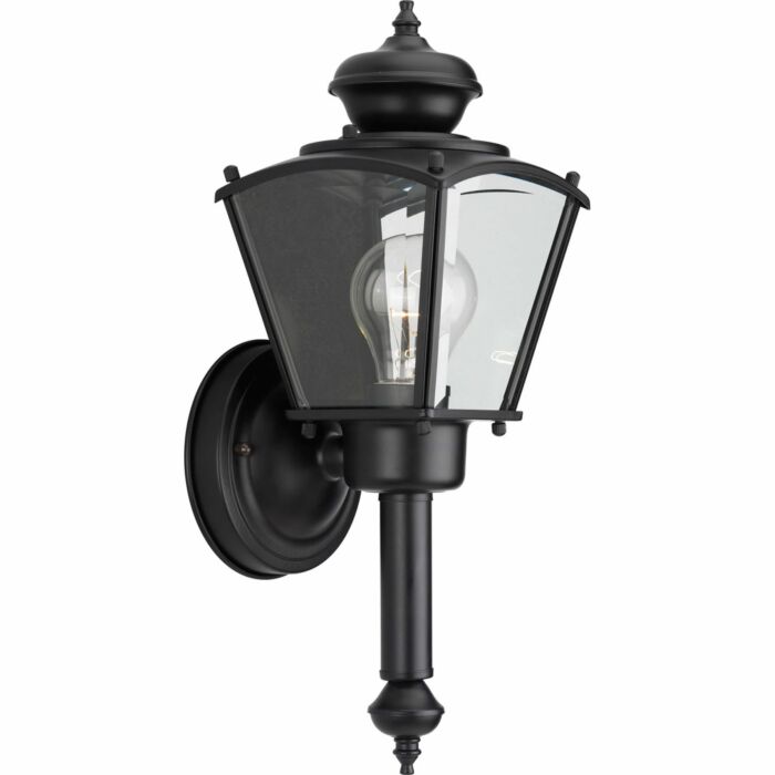Carriage Classics 1-Light Wall Lantern in Black