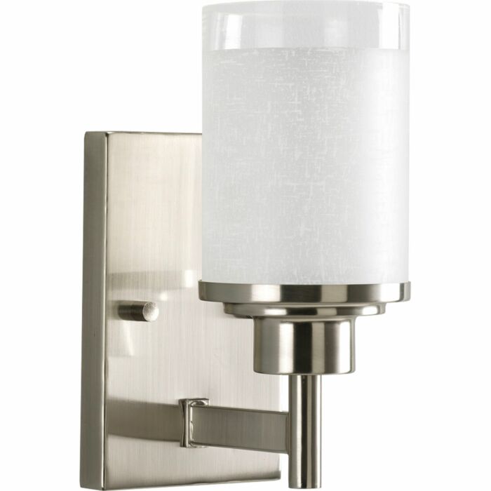 Alexa 1-Light Bathroom Vanity Light in Brushed Nickel
