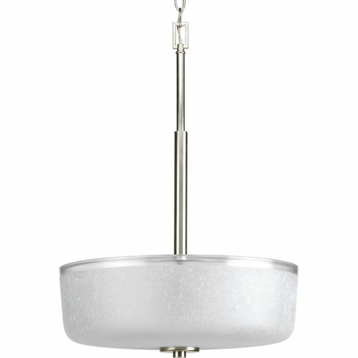 Alexa 3-Light Foyer Pendant in Brushed Nickel