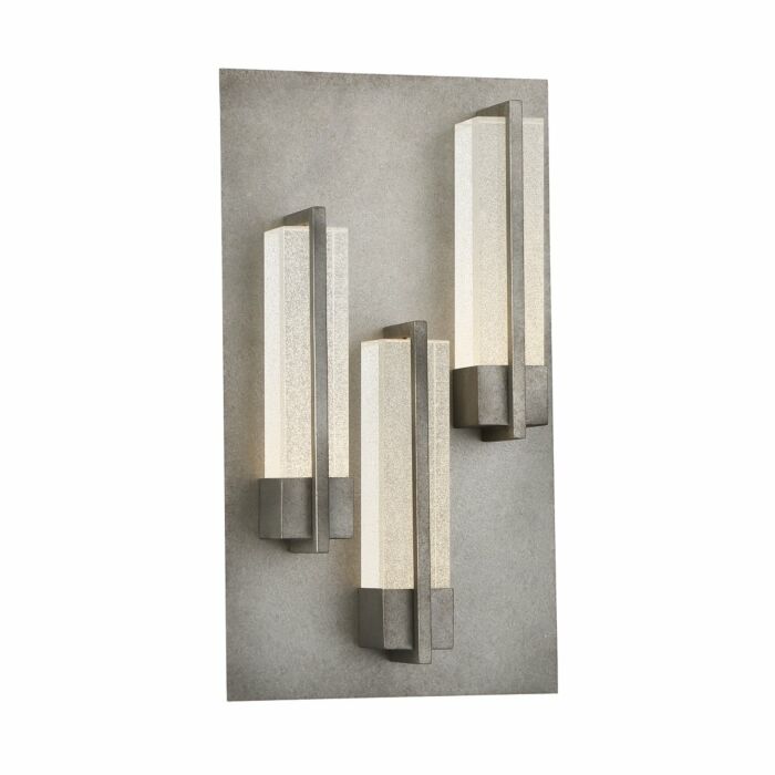 Eurofase Pari 1 Light Wall Sconce in Silver