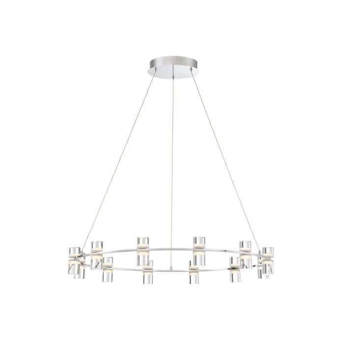 Eurofase Netto 12 Light Chandelier in Chrome