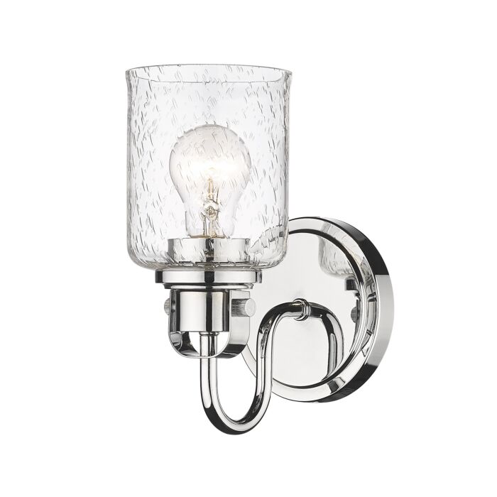 Z Lite Kinsley 1 Light Wall Sconce In Chrome