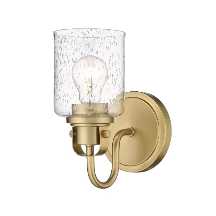 Z Lite Kinsley 1 Light Wall Sconce In Heirloom Gold