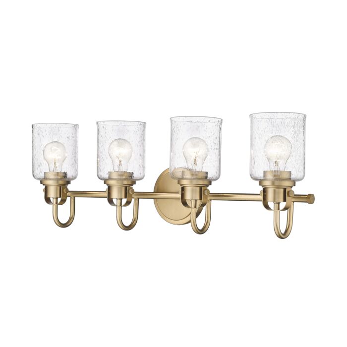 Z Lite Kinsley 4 Light Bathroom Vanity Light In Heirloom Gold