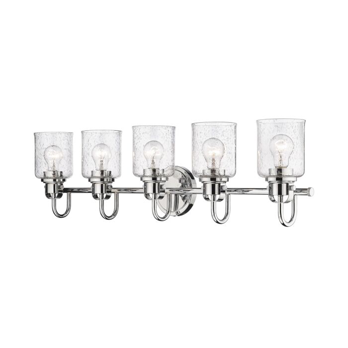 Z Lite Kinsley 5 Light Bathroom Vanity Light In Chrome