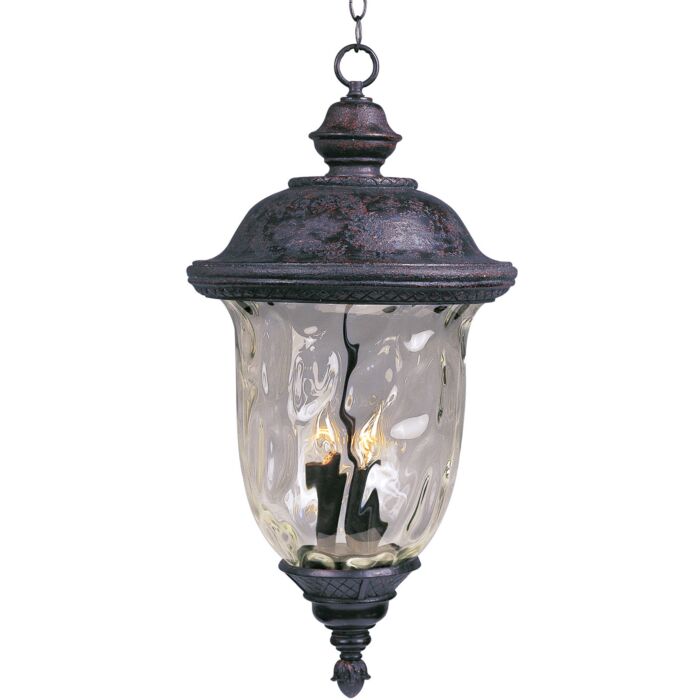 Maxim Lighting Carriage House DC 3 Lt 24.5 Inch Outdoor Hanging, Bronze