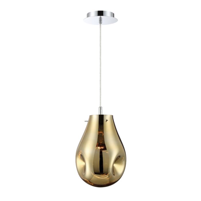 Eurofase Benalto 1 Light Pendant in Gold