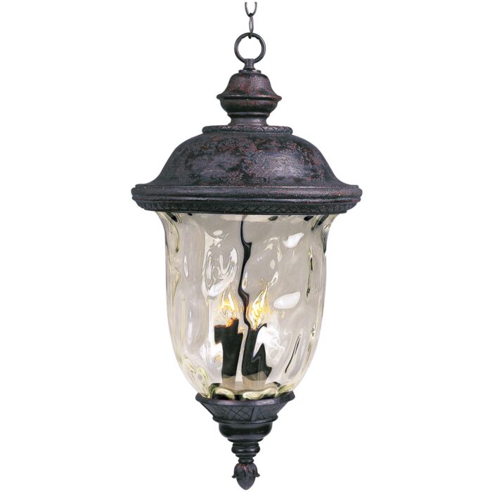 Maxim Lighting Carriage House DC 3 Lt 28 Inch Outdoor Hanging, Bronze