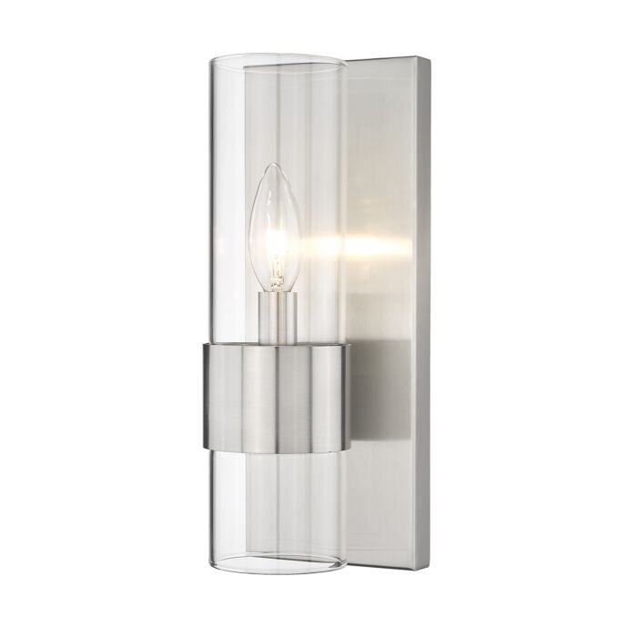 Z Lite Lawson 1 Light Wall Sconce In Brushed Nickel