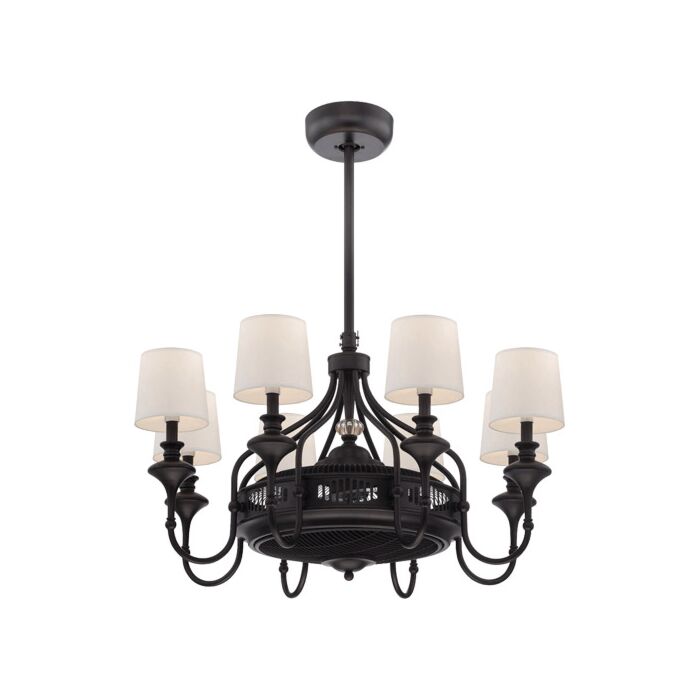 Savoy House Brisa 8 Light Fan D'Lier in English Bronze