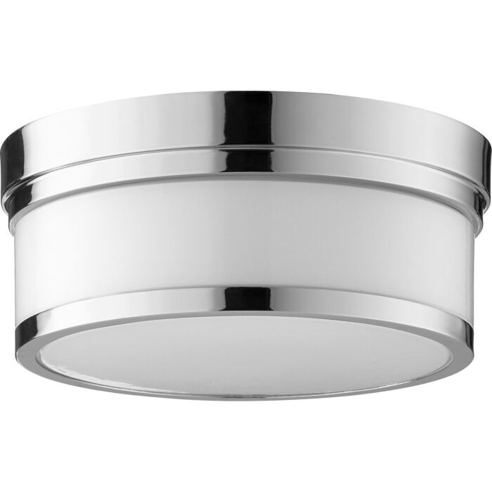 Quorum Celeste 2 Light Ceiling Light in Polished Nickel