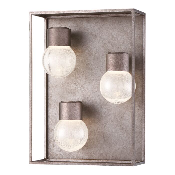 Eurofase Gibson 3 Light Wall Sconce in Metal