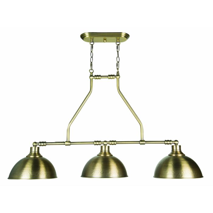 Craftmade Timarron 3 Light 11 Inch Kitchen Island Light in Legacy Brass
