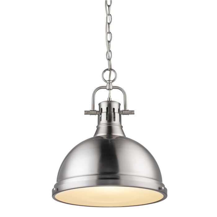 Golden Duncan 17 Inch Pendant Light in Pewter