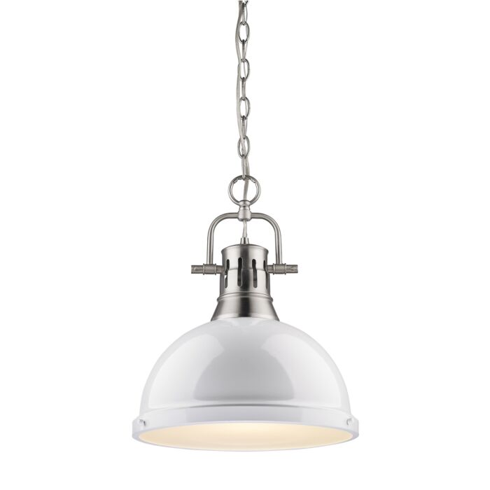 Golden Duncan 17 Inch Pendant Light in Pewter