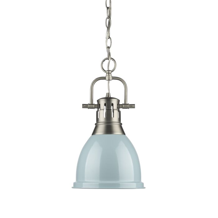 Golden Duncan 17 Inch Mini Pendant in Pewter