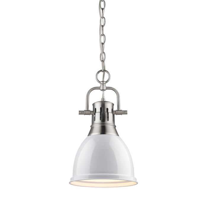 Golden Duncan 17 Inch Mini Pendant in Pewter
