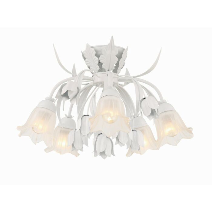 Five Light Semi Flush Mount by Crystorama