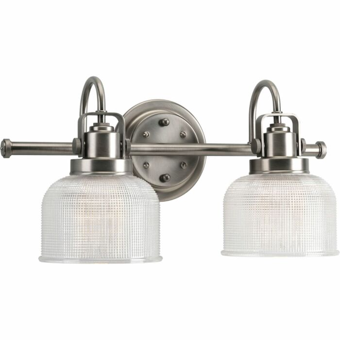 Archie 2-Light Bathroom Vanity Light Bracket in Antique Nickel