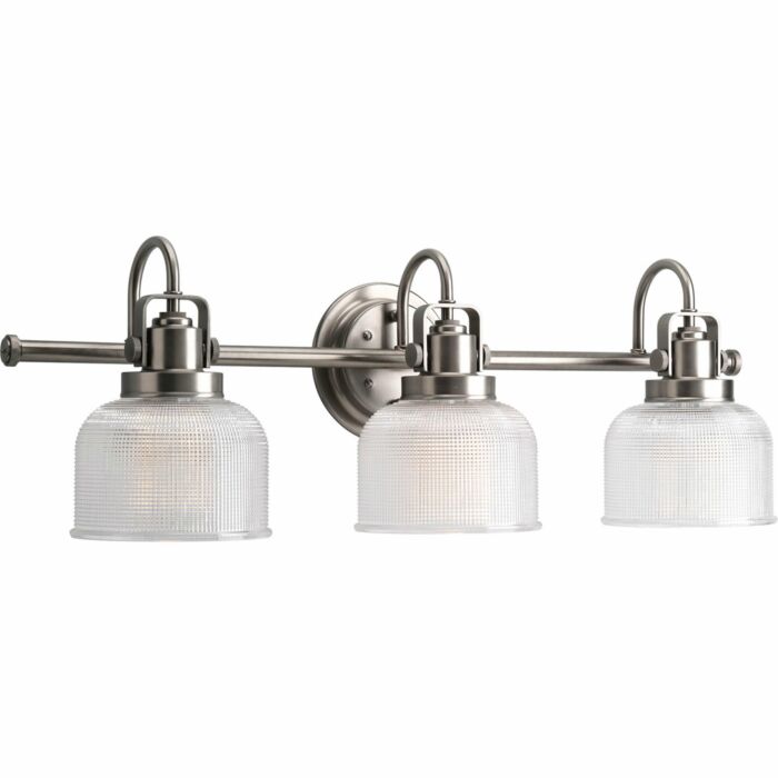 Archie 3-Light Bathroom Vanity Light Bracket in Antique Nickel