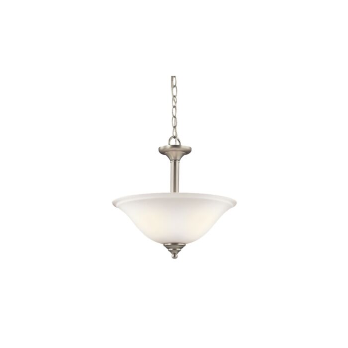 Kichler Pendant/Semi Flush 2 Light in Brushed Nickel